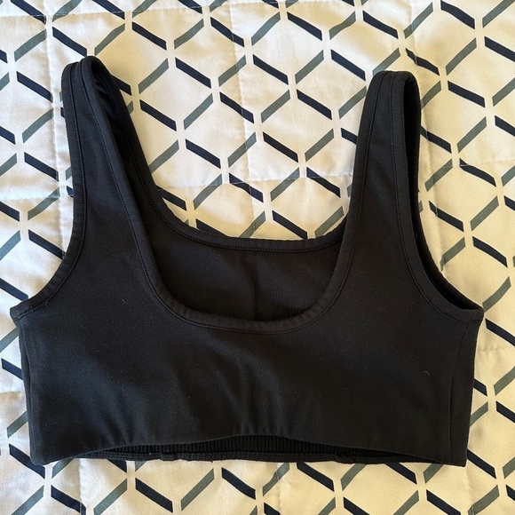 *EVERLAST* Black Padded Medium Support Sports Bra Size 6 - Picture 3 of 6